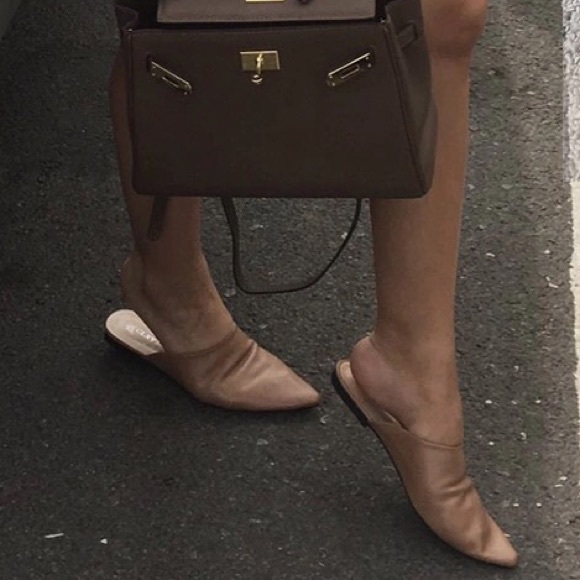 Tan Leather Mules - Picture 4 of 4